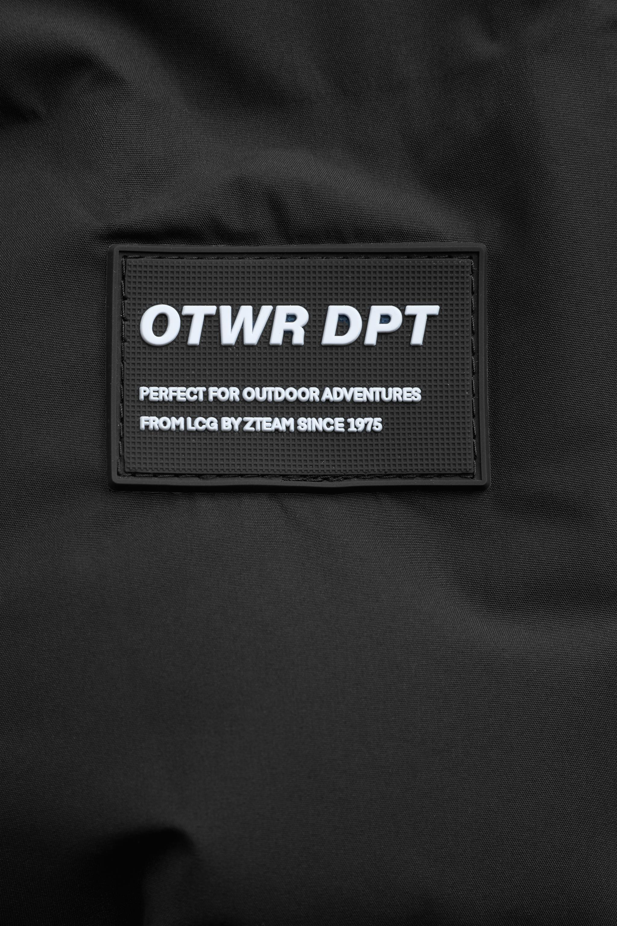 WATER REPELLENT PUFFER COAT WITH LABEL